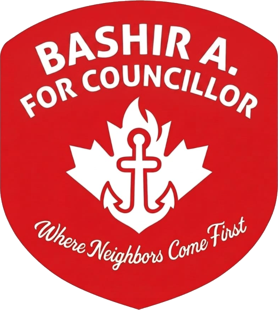 Bashir Ahmmed for Councillor crest